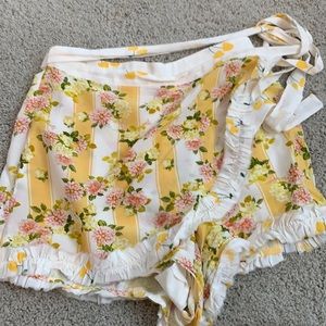 FOR LOVE AND LEMONS tie wrap skirt